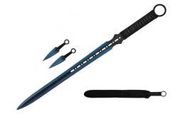 Ninja Schwert mit 2 Kunai N645