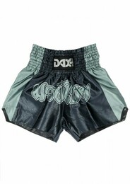 Muay Thai Shorts, Dax, schwarz/grau